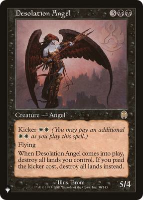 Desolation Angel card from The List Reprints