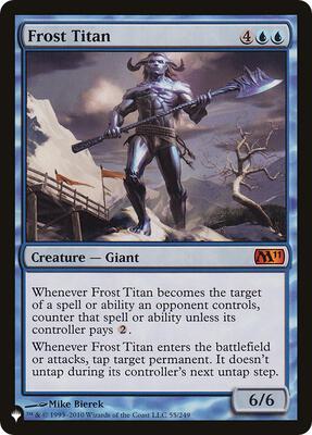 Frost Titan card from The List Reprints