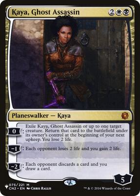 Kaya, Ghost Assassin card from The List Reprints