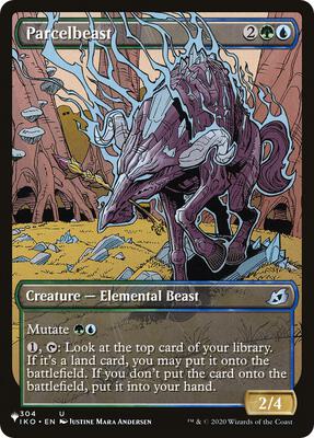 Parcelbeast (Showcase) card from The List Reprints