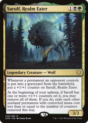 Sarulf, Realm Eater card from Kaldheim
