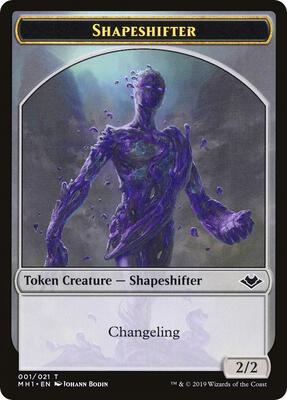 Shapeshifter // Spider Double-Sided Token card from Modern Horizons