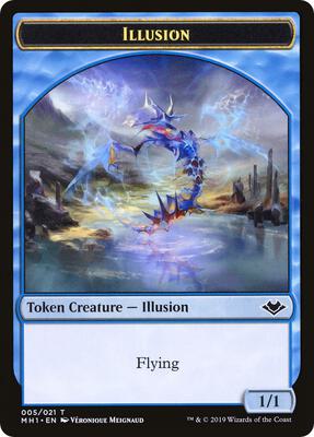 Illusion // Bear Double-Sided Token card from Modern Horizons