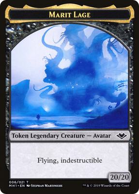 Marit Lage // Zombie Double-Sided Token card from Modern Horizons