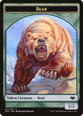 Bear // Spirit Double-Sided Token card from Modern Horizons