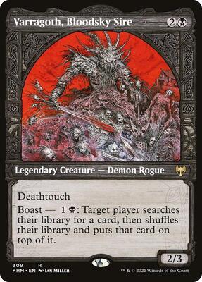 Varragoth, Bloodsky Sire (Showcase) card from Kaldheim