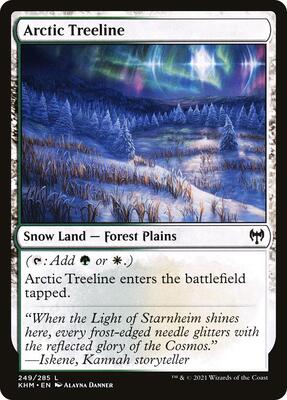 Arctic Treeline card from Kaldheim