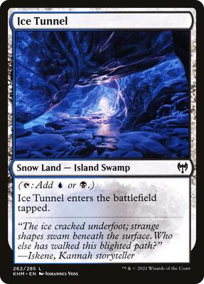 Ice Tunnel card from Kaldheim