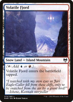 Volatile Fjord card from Kaldheim