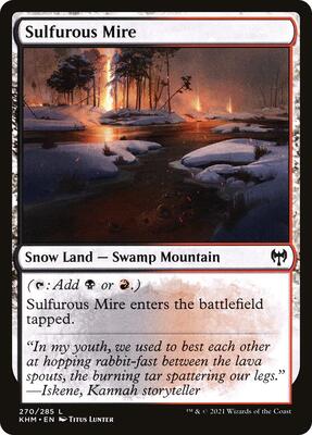 Sulfurous Mire card from Kaldheim