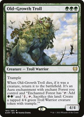 Old-Growth Troll card from Kaldheim