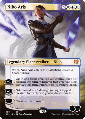 Niko Aris (Borderless) card from Kaldheim
