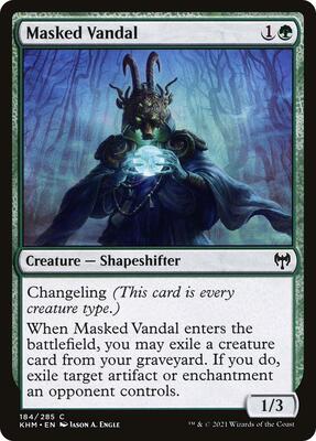 Masked Vandal card from Kaldheim