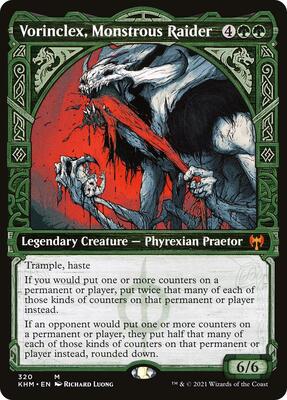 Vorinclex, Monstrous Raider (Showcase) card from Kaldheim