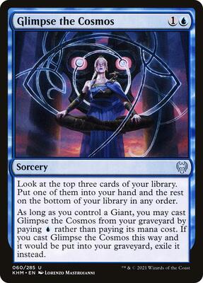 Glimpse the Cosmos card from Kaldheim