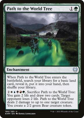 Path to the World Tree card from Kaldheim