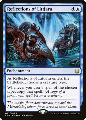 Reflections of Littjara card from Kaldheim
