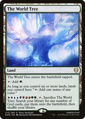 The World Tree card from Kaldheim