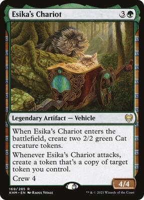 Esika's Chariot card from Kaldheim