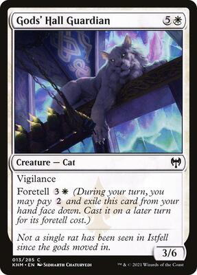 Gods' Hall Guardian card from Kaldheim
