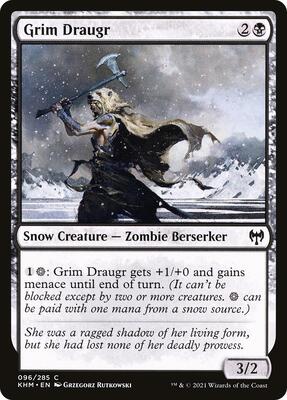 Grim Draugr card from Kaldheim