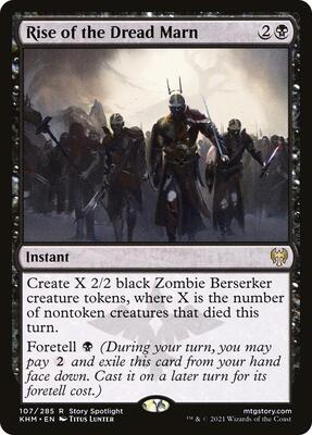 Rise of the Dread Marn card from Kaldheim