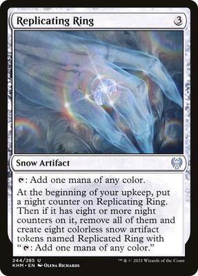 Replicating Ring card from Kaldheim