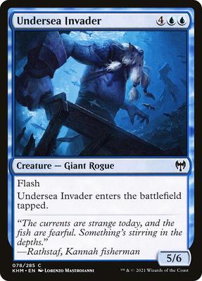 Undersea Invader card from Kaldheim