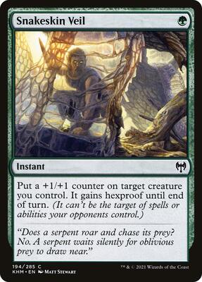 Snakeskin Veil card from Kaldheim