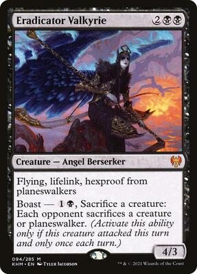 Eradicator Valkyrie card from Kaldheim
