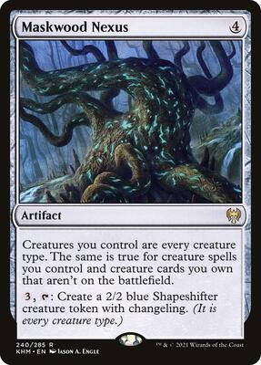 Maskwood Nexus card from Kaldheim