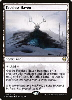 Faceless Haven card from Kaldheim