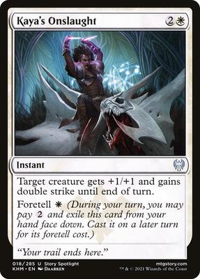 Kaya's Onslaught card from Kaldheim