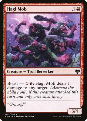 Hagi Mob card from Kaldheim