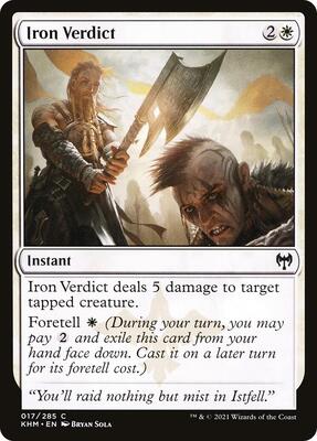 Iron Verdict card from Kaldheim
