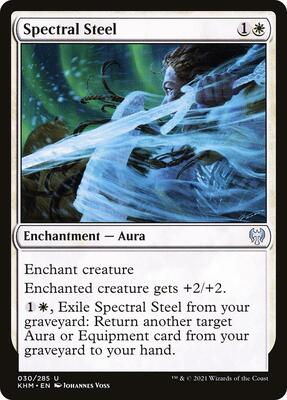 Spectral Steel card from Kaldheim