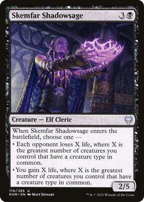 Skemfar Shadowsage card from Kaldheim