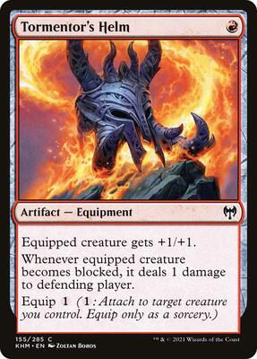 Tormentor's Helm card from Kaldheim