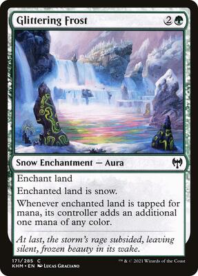 Glittering Frost card from Kaldheim
