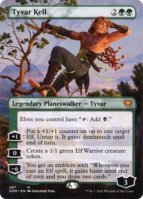 Tyvar Kell (Borderless) card from Kaldheim