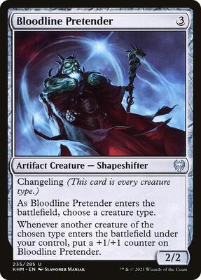 Bloodline Pretender card from Kaldheim