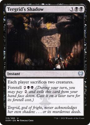 Tergrid's Shadow card from Kaldheim