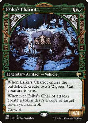 Esika's Chariot (Showcase) card from Kaldheim