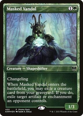 Masked Vandal card from Promo Pack: Kaldheim