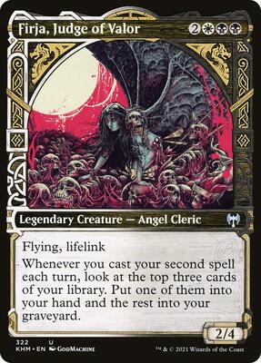 Firja, Judge of Valor (Showcase) card from Kaldheim