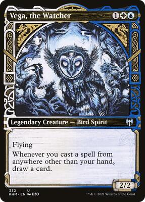 Vega, the Watcher (Showcase) card from Kaldheim