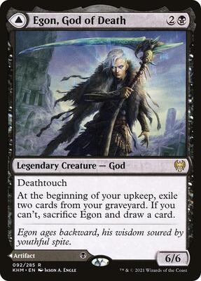 Egon, God of Death card from Kaldheim