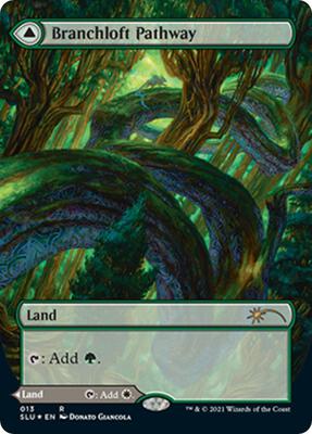 Branchloft Pathway (Borderless) card from Secret Lair Series