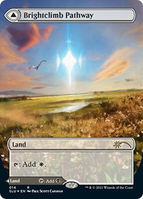 Brightclimb Pathway (Borderless) card from Secret Lair Series