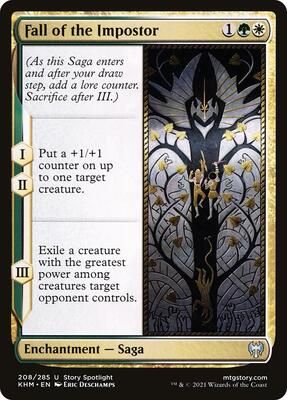 Fall of the Impostor card from Kaldheim